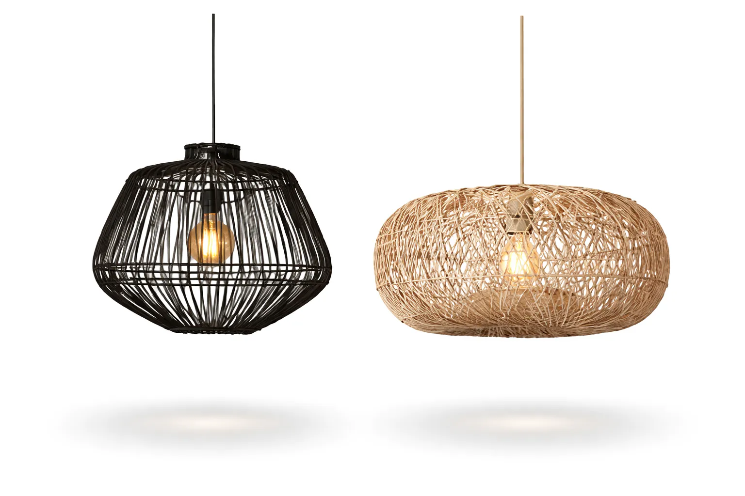 Rattan Lamps