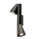 SLV T-Tube Aluminium Black | Suitable for 2x GU10