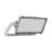 Ledvance LED Floodlight Max Radial 10 Aluminium Grey 600W 86000lm 10D - 730 Warm White | IP66 - Symmetrical