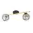Emibig Ceiling Light Splendi Steel Black | Suitable for 2x E14 - Max 10W