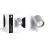 D'Lite Wall Light Prisma Metal Silver | IP20 - Suitable for 1x GU10