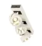 SLV Kalu Triple Wall and Ceiling Light Aluminium White 47W 3400lm - 830 Warm White | Dimmable 