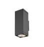 SLV Theo Pro L Wall Light Aluminium Anthracite 10W 1200lm - 827 Extra Warm White | Outdoor - IP65