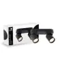 D'Lite Ceiling Spot Clio Black Tiltable| Suitable for 2x GU10