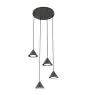 Emibig Pendant Elit Steel Black | Suitable for 4x GX53 - Max 10W