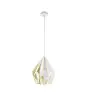 Eglo Pendant Carlton 1 Steel White Gold | IP20 - Suitable for 1x E27 
