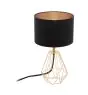 Eglo Table Lamp Carlton 2 Steel Copper Black | IP20 - Suitable for 1x E14 
