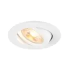 SLV New Tria 68 Spot Aluminium White Round | Cutout 68mm - Suitable for 1x GU10 