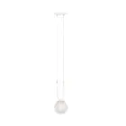 Emibig Pendant Glam Steel White | Suitable for 1x E14 - Max 10W